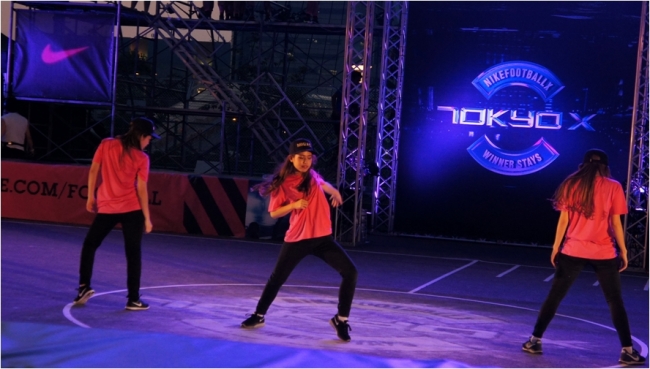 NIKE主催のフットボールイベントにstyleがゲスト出演